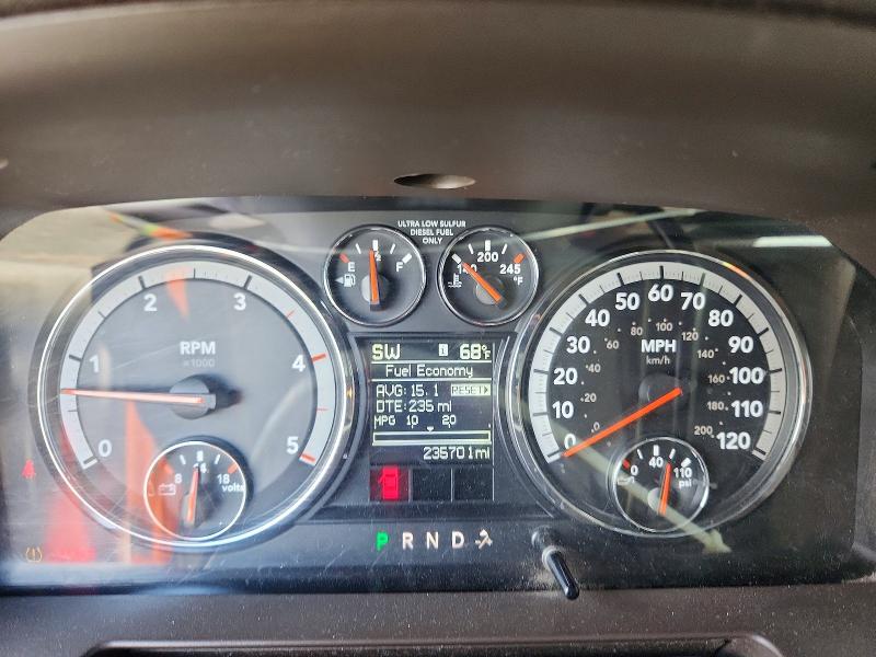 2011 Dodge Ram VIN 3D7UT2HL0BG590031 COPART salvage auction — SIDE, CA - SALVAGE CERTIFICATE, sold $7,700 on 2026-07-31 (photo 9)