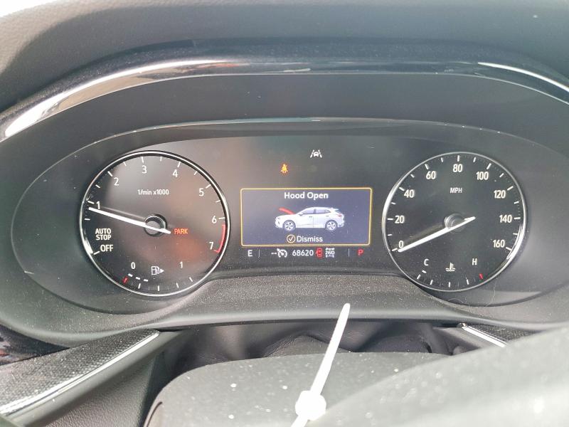 2021 Buick Envision VIN LRBFZMR4XMD086248 COPART salvage auction — HAIL, In - Cert Of Title-Salvage Title, sold $8,300 on 2026-08-20 (photo 9)
