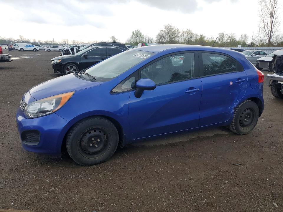 2014 Kia Rio VIN KNADM5A30E6954969 COPART salvage auction — SIDE, On - Permit Salvage, sold $800 on 2026-07-14 (photo 1)