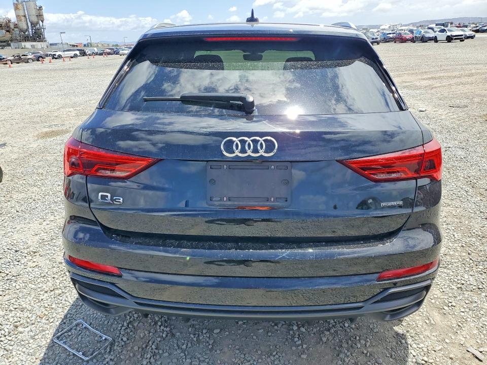 2022 Audi Q3 VIN WA1DECF38N1131940 COPART salvage auction — FRONT END, Ca - Salvage Certificate, sold $8,800 on 2026-07-10 (photo 6)