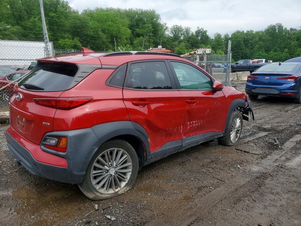 2020 Hyundai Kona VIN KM8K6CAA7LU526232 COPART salvage auction — SIDE, Md - Cert Of Salvage > 75% Damage, sold $2,550 on 2026-07-07 (photo 3)