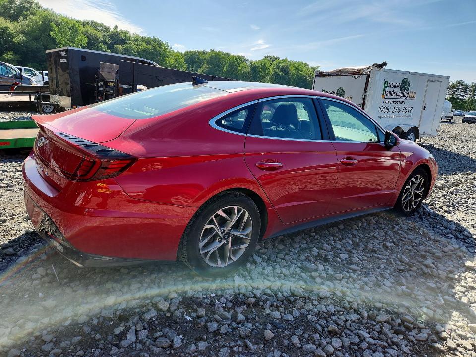 2020 Hyundai Sonata VIN 5NPEF4JA1LH052117 COPART salvage auction — SIDE, Nj - Cert Of Title-Salvage, sold $4,000 on 2026-07-22 (photo 3)