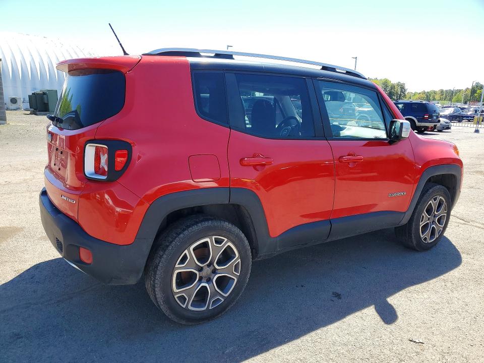 2015 Jeep Renegade VIN ZACCJBDT5FPC04726 COPART salvage auction — FRONT END, Nj - Certificate Of Title, sold $2,600 on 2026-07-31 (photo 3)