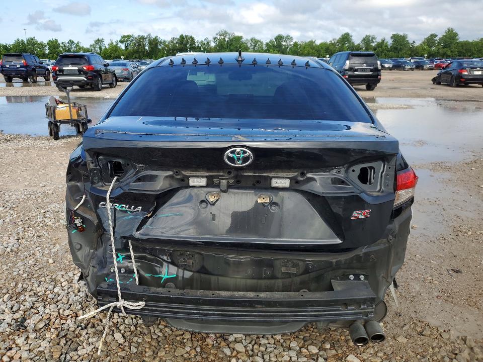 2020 Toyota Corolla VIN JTDS4RCE0LJ045561 COPART salvage auction — REAR END, Tx - Salvage Vehicle Title, sold $5,200 on 2026-07-10 (photo 6)