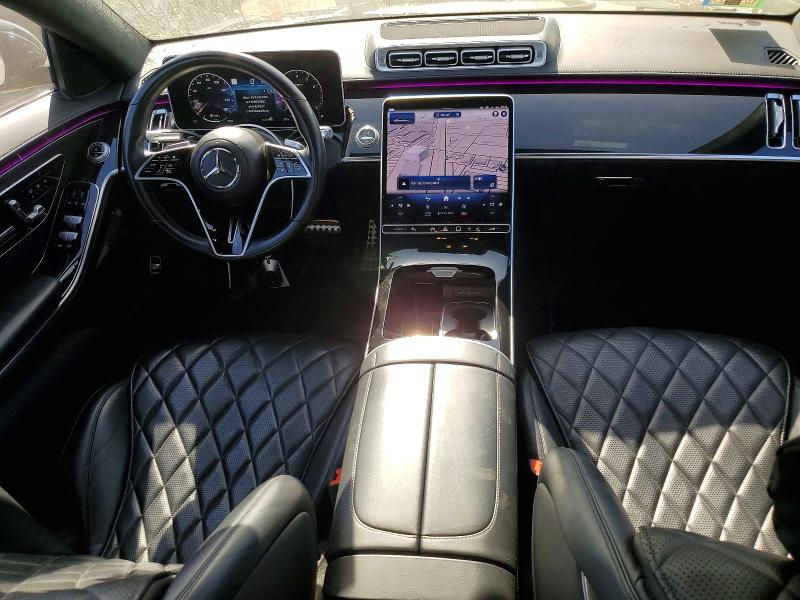 2022 Mercedes-benz S-klasse VIN W1K6G7GB2NA149586 COPART salvage auction — FRONT END, Id - Salvage Certificate Of Title, sold $16,900 on 2026-07-28 (photo 8)
