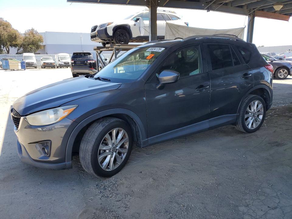 2014 Mazda Cx-5 VIN JM3KE4DY5E0384664 COPART salvage auction — VANDALISM, Ca - Salvage Certificate, sold $3,300 on 2026-07-09 (photo 1)