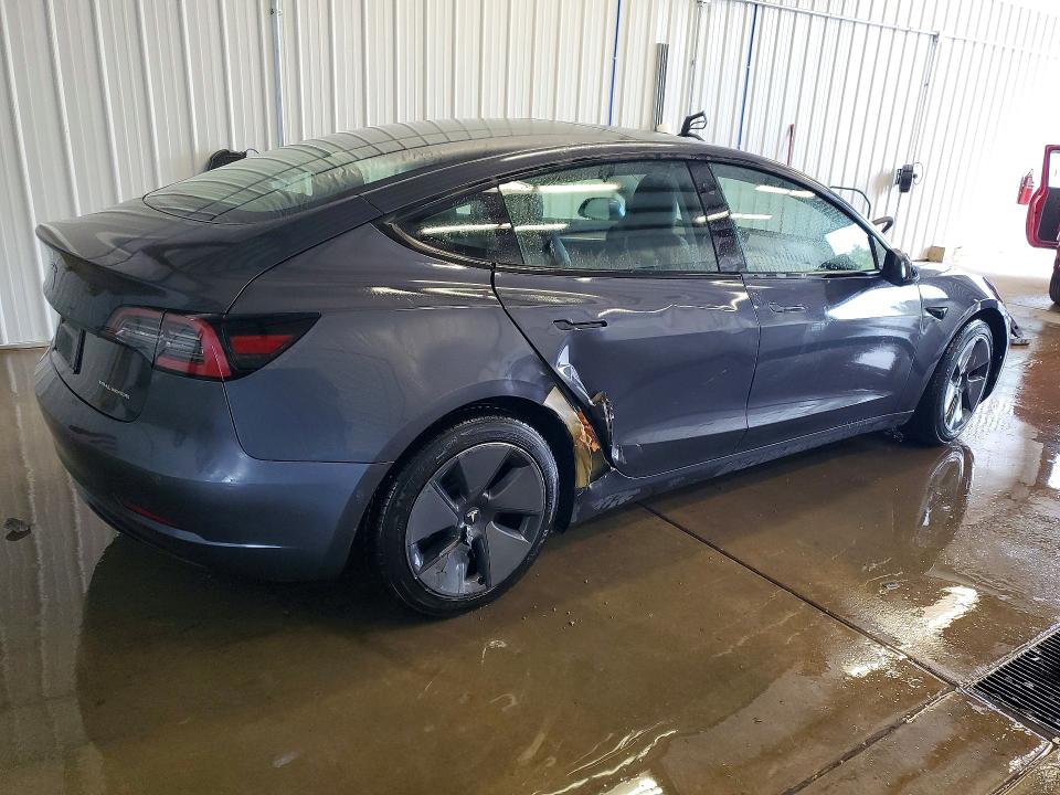 2021 Tesla Model 3 VIN 5YJ3E1EB5MF979696 COPART salvage auction — FRAME DAMAGE, Pa - Certificate Of Salvage, sold $500 on 2026-07-29 (photo 3)