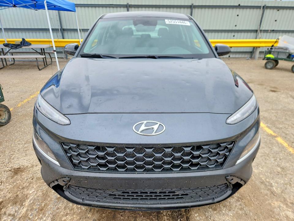 2022 Hyundai Kona VIN KM8K22ABXNU774363 COPART salvage auction — HAIL, Ks - Cert Of Title-Salvage, sold $4,050 on 2026-07-08 (photo 5)
