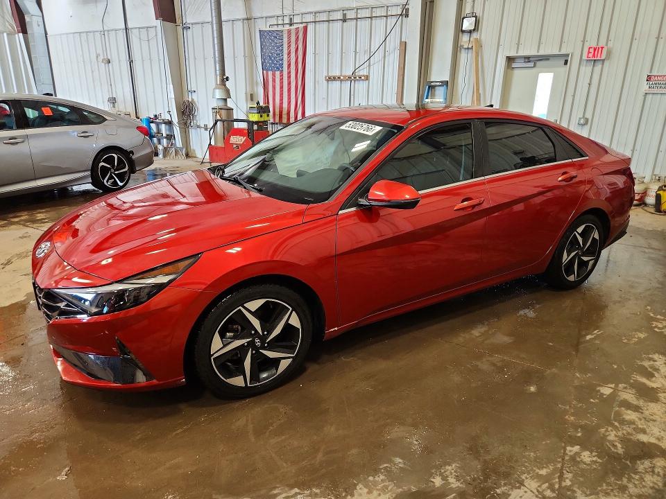 2021 Hyundai Elantra VIN KMHLP4AG4MU071322 COPART salvage auction — SIDE, Wi - Junked Vehicle Bill Of Sale, sold $4,200 on 2026-07-27 (photo 1)