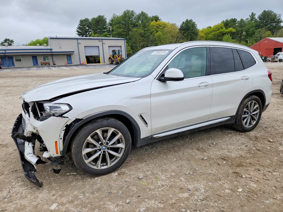 2019 BMW X3 VIN 5UXTR9C5XKLP91250 COPART salvage auction — FRONT END, Id - Salvage Certificate Of Title, sold $4,200 on 2026-07-23 (photo 1)