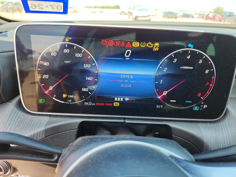 2023 Mercedes-benz C-klasse VIN W1KAF4GBXPR144801 COPART salvage auction — NORMAL WEAR, TX - SALVAGE VEHICLE TITLE, sold $19,000 on 2026-07-30 (photo 9)