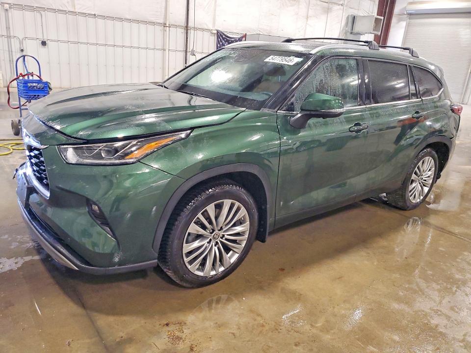 2024 Toyota VIN 5TDKDRBH0RS549292 COPART salvage auction — FRONT END, Mn - Cert Of Title-Salvage, sold $27,500 on 2026-07-20 (photo 1)