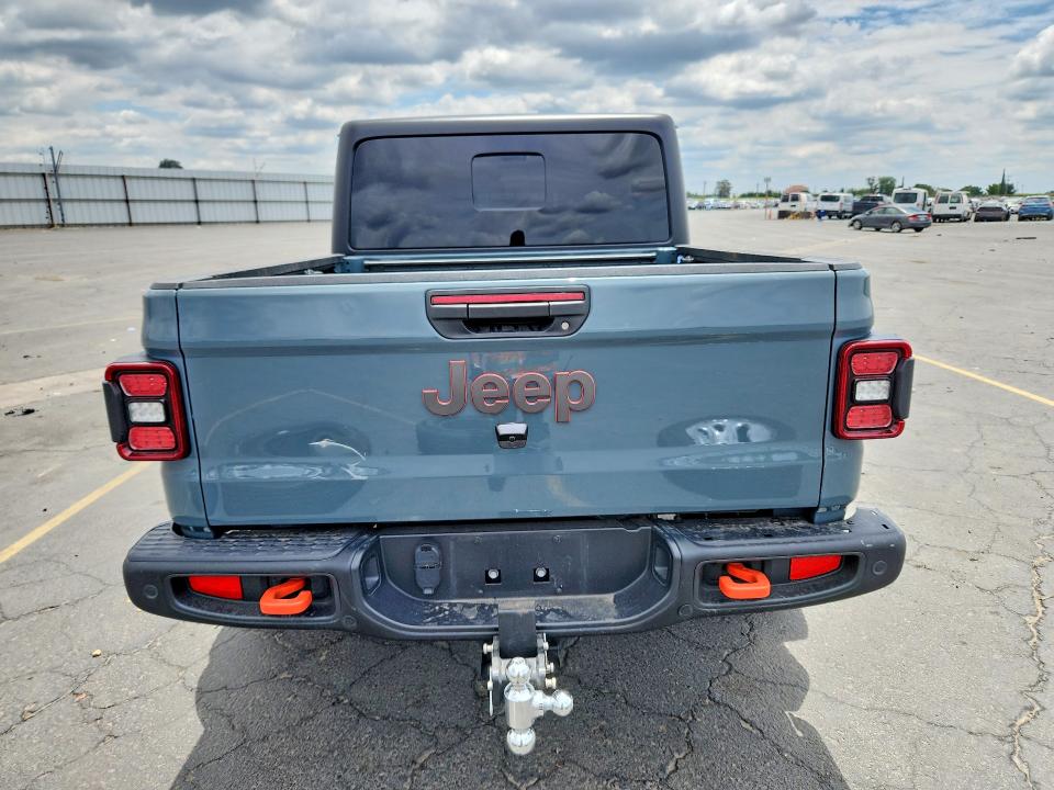 2024 Jeep Gladiator VIN 1C6JJTEG5RL123711 COPART salvage auction — VANDALISM, Ca - Certificate Of Title, sold $33,250 on 2026-07-09 (photo 6)