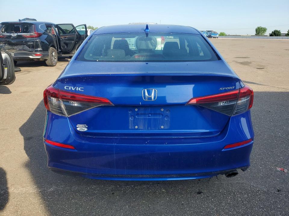 2024 Honda Civic VIN 2HGFE2F58RH555976 COPART salvage auction — SIDE, Id - Salvage Certificate Of Title, sold $9,000 on 2026-08-25 (photo 6)