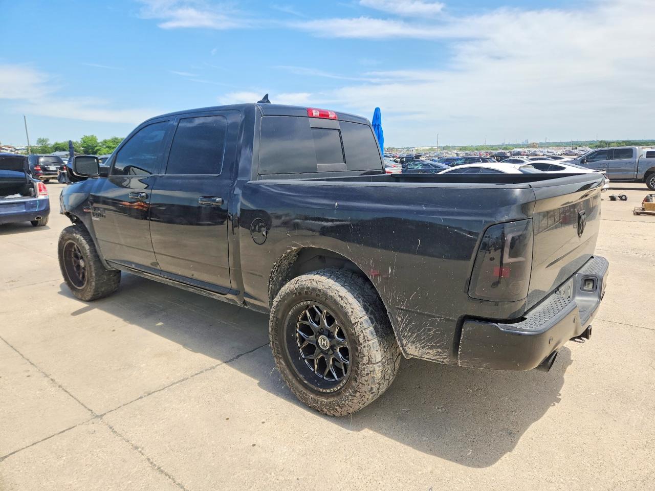2019 Ram 1500 VIN 1C6RR6LT8KS540443 COPART salvage auction — Front End, TX - SALVAGE VEHICLE TITLE, sold $3,750 on 2026-07-09 (photo 2)