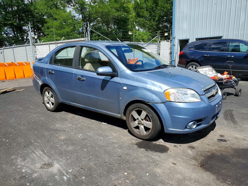 2008 Chevrolet Aveo VIN KL1TG56638B043370 COPART salvage auction — SIDE, Or - Salvage Title Certificate, sold $225 on 2026-07-20 (photo 4)