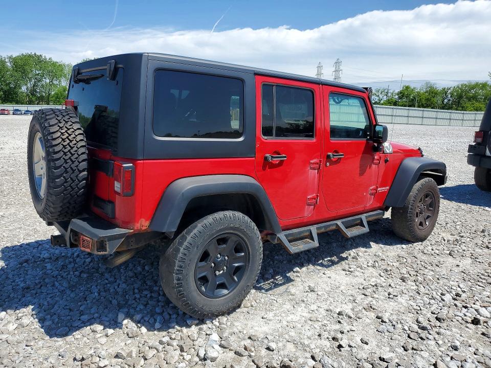 2012 Jeep Wrangler / VIN 1C4HJWFG0CL100108 COPART salvage auction — MECHANICAL, Oh - Certificate Of Title (P), sold $4,600 on 2026-07-09 (photo 3)