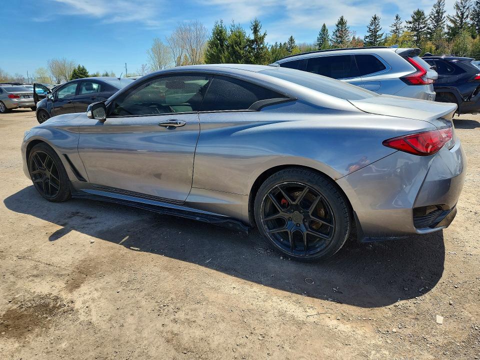 2017 Infiniti Q60 VIN JN1EV7EL5HM550904 COPART salvage auction — SIDE, ON - PERMIT NO BRAND - UNFIT, sold $7,300 on 2026-07-14 (photo 2)