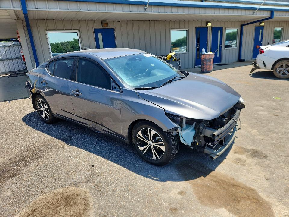 2020 Nissan Sentra VIN 3N1AB8CV9LY214602 COPART salvage auction — FRONT END, Tn - Salvage Certificate, sold $2,300 on 2026-07-02 (photo 4)