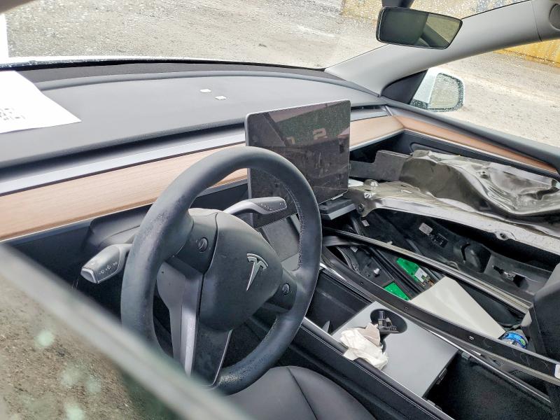 2023 Tesla Model y VIN 7SAYGDEE4PF791495 COPART salvage auction — FRONT END, In - Cert Of Title-Salvage Title, sold $10,900 on 2026-07-10 (photo 9)