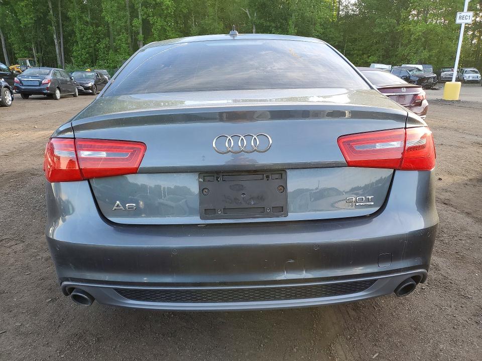 2015 Audi A6 VIN WAUHGAFC1FN005299 COPART salvage auction — FRONT END, Wv - Certificate Of Title, sold $3,450 on 2026-07-09 (photo 6)