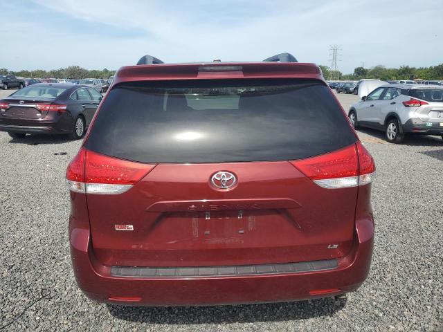 2014 Toyota Sienna VIN 5TDKK3DC4ES502748 COPART salvage auction — FRONT END, Fl - Cert Of Title Slvg Rebuildable, sold $1,600 on 2026-07-17 (photo 6)