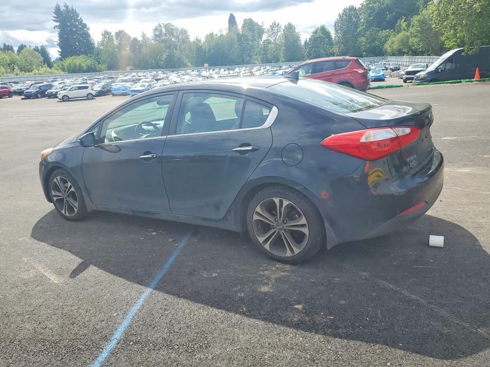 2014 Kia Forte VIN KNAFZ4A88E5069389 COPART salvage auction — REAR END, Or - Salvage Title Certificate, sold $1,400 on 2026-07-29 (photo 2)