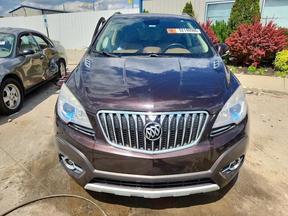 2014 Buick Encore VIN KL4CJCSB9EB627750 COPART salvage auction — SIDE, Ky - Cert Of Reg-Junked Vehicle, sold $350 on 2026-07-27 (photo 5)