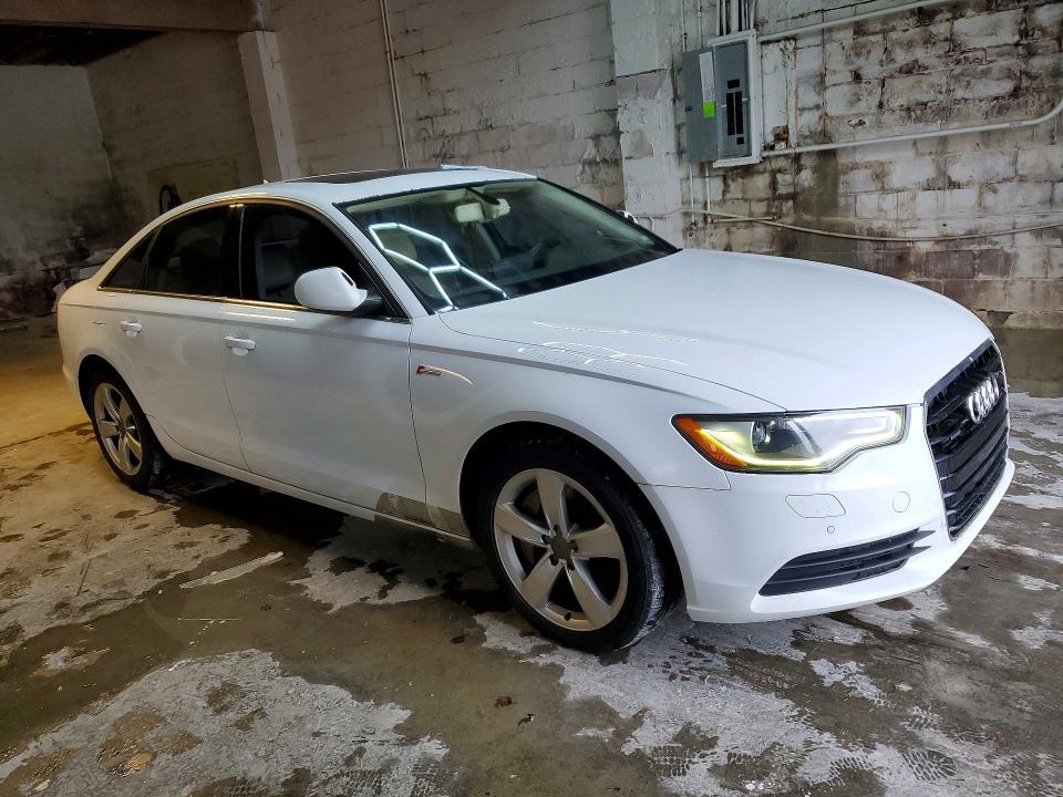 2012 Audi A6 VIN WAUBGAFC4CN006836 COPART salvage auction — MINOR DENT/SCRATCHES, Oh - Certificate Of Title, sold $300 on 2026-07-02 (photo 4)