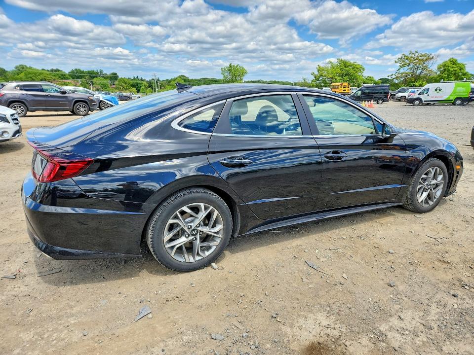 2020 Hyundai Sonata VIN 5NPEF4JAXLH001148 COPART salvage auction — SIDE, Md - Cert Of Salvage > 75% Damage, sold $2,100 on 2026-07-28 (photo 3)