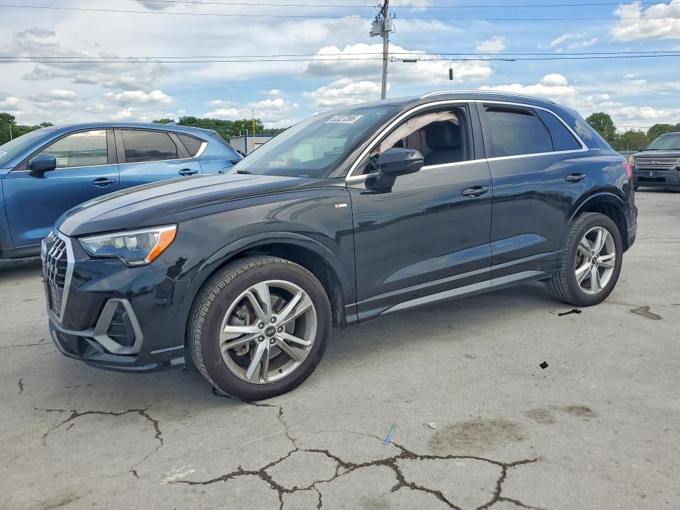 2022 Audi Q3 VIN WA1DECF38N1028291 COPART salvage auction — SIDE, Tn - Salvage Certificate, sold $7,500 on 2026-07-20 (photo 1)