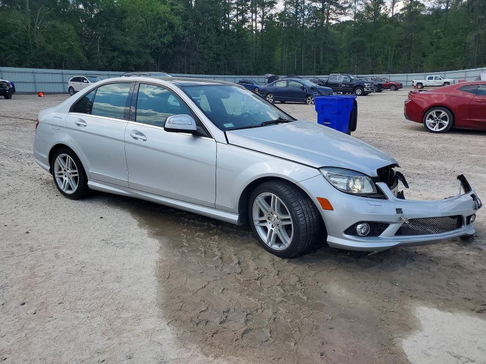 2008 Mercedes-benz C-klasse VIN WDDGF56X28F043154 COPART salvage auction — FRONT END, Nc - Salvage Certificate Of Title, sold $325 on 2026-07-24 (photo 4)