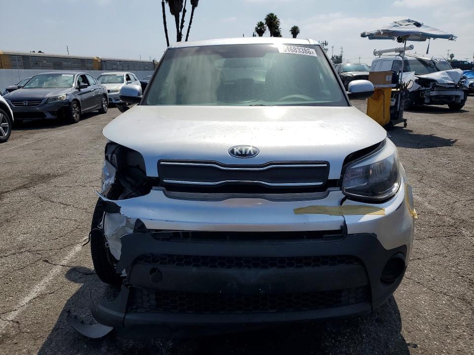 2017 Kia Soul VIN KNDJN2A24H7473324 COPART salvage auction — FRONT END, Ca - Dis/Dlr/Exp Only Clean Title (P), sold $1,850 on 2026-07-10 (photo 5)