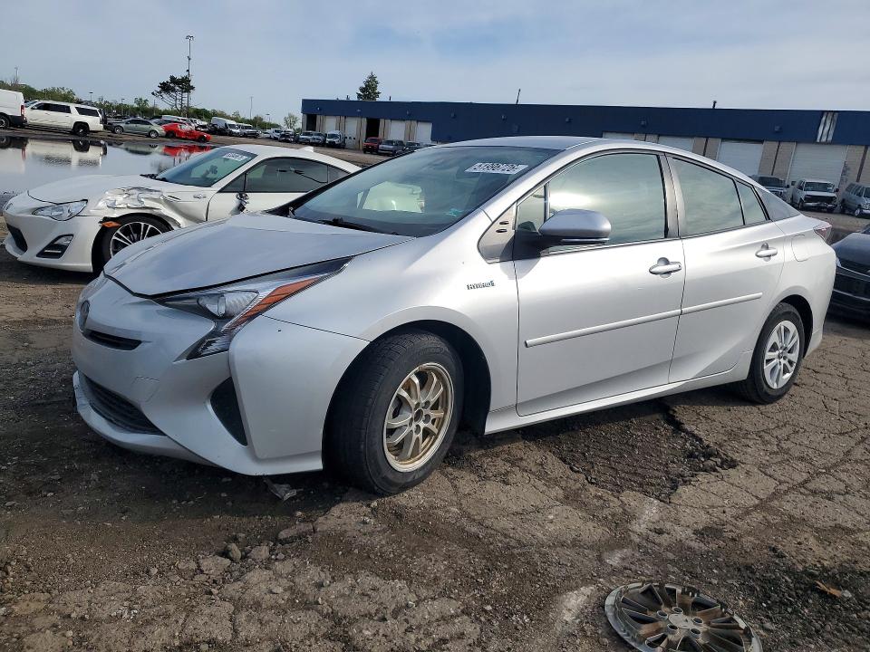 2017 Toyota Prius VIN JTDKBRFU2H3030466 COPART salvage auction — FRONT END, MI - CERT OF TITLE-SALVAGE VEHICLE, sold $3,350 on 2026-07-07 (photo 1)