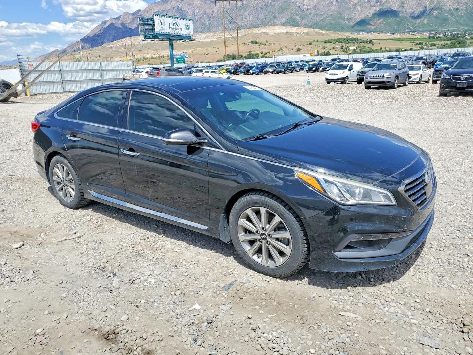 2016 Hyundai Sonata VIN 5NPE34AF7GH366980 COPART salvage auction — UNDERCARRIAGE, Ut - Salvage Certificate, sold $550 on 2026-08-03 (photo 4)