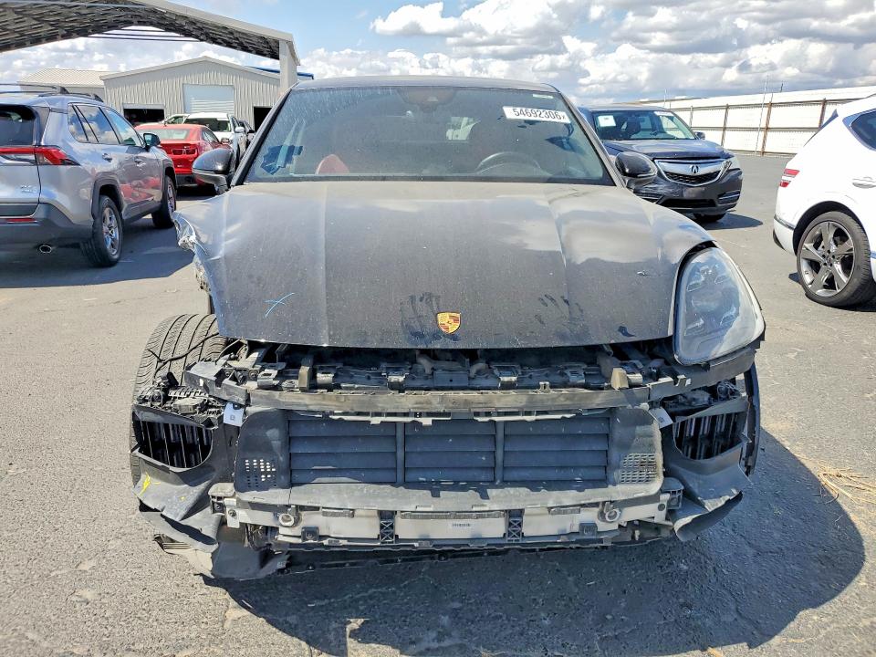 2021 Porsche Cayenne VIN WP1BA2AY5MDA43364 COPART salvage auction — FRONT END, Ca - Salvage Certificate, sold $27,000 on 2026-07-09 (photo 5)
