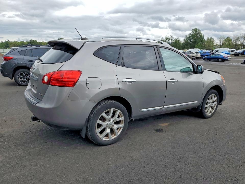 2011 Nissan Rogue VIN JN8AS5MV6BW309915 COPART salvage auction — FRONT END, Or - Salvage Title Certificate, sold $375 on 2026-07-06 (photo 3)