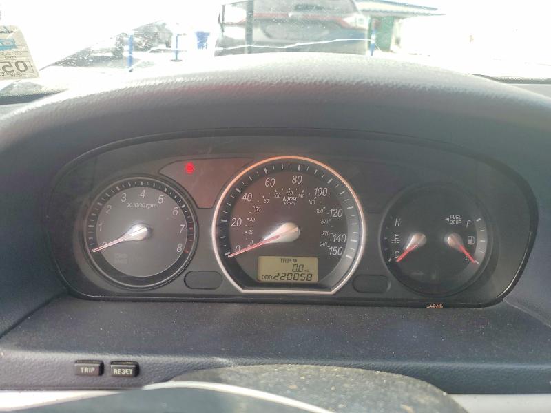 2008 Hyundai Sonata VIN 5NPET46C98H400403 COPART salvage auction — MECHANICAL, LA - CERTIFICATE OF TITLE, sold $250 on 2026-07-27 (photo 9)