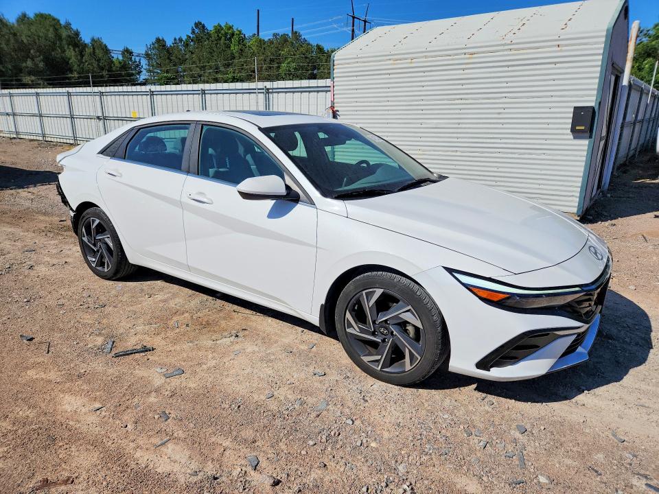 2024 Hyundai Elantra VIN KMHLS4DG0RU808114 COPART salvage auction — REAR END, Va - Cert Of Title - Salvage, sold $7,400 on 2026-07-06 (photo 4)