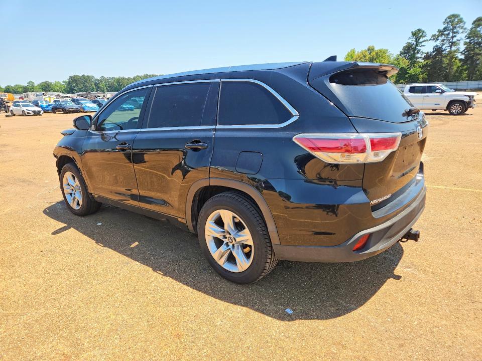 2016 Toyota Highlander VIN 5TDYKRFH0GS147165 COPART salvage auction — FRONT END, TX - SALVAGE VEHICLE TITLE, sold $1,600 on 2026-07-20 (photo 2)