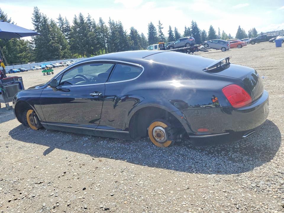 2007 Bentley Continental VIN SCBCR73W67C045306 COPART salvage auction — UNDERCARRIAGE, WA - BILL OF SALE, sold $8,600 on 2026-08-21 (photo 2)