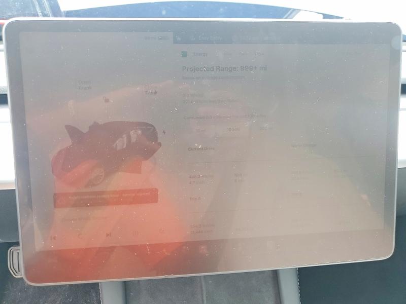 2023 Tesla VIN 5YJ3E1EA4PF552845 COPART salvage auction — FRONT END, Nc - Salvage Certificate Of Title, sold $2,600 on 2026-07-30 (photo 9)