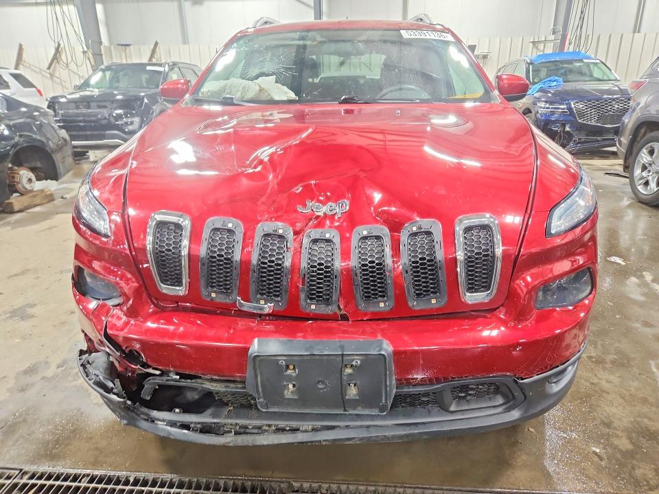 2014 Jeep Cherokee VIN 1C4PJMCS8EW248453 COPART salvage auction — FRONT END, Mn - Cert Of Title-Salvage, sold $1,150 on 2026-07-02 (photo 5)