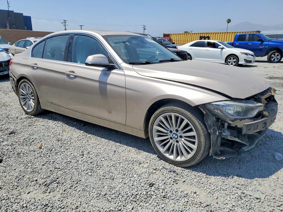 2015 BMW 3 series VIN WBA3C1C54FP854195 COPART salvage auction — FRONT END, CA - SALVAGE CERTIFICATE, sold $775 on 2026-07-08 (photo 4)