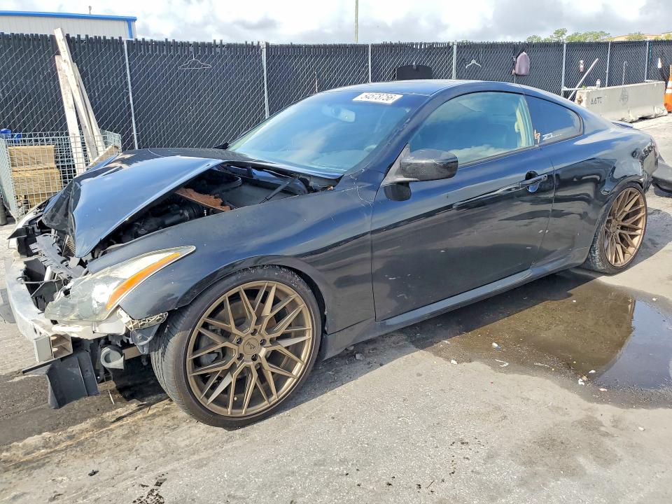2013 Infiniti G VIN JN1CV6EK0DM923964 COPART salvage auction — FRONT END, FL - CERT OF TITLE SLVG REBUILDABLE, sold $800 on 2026-07-02 (photo 1)