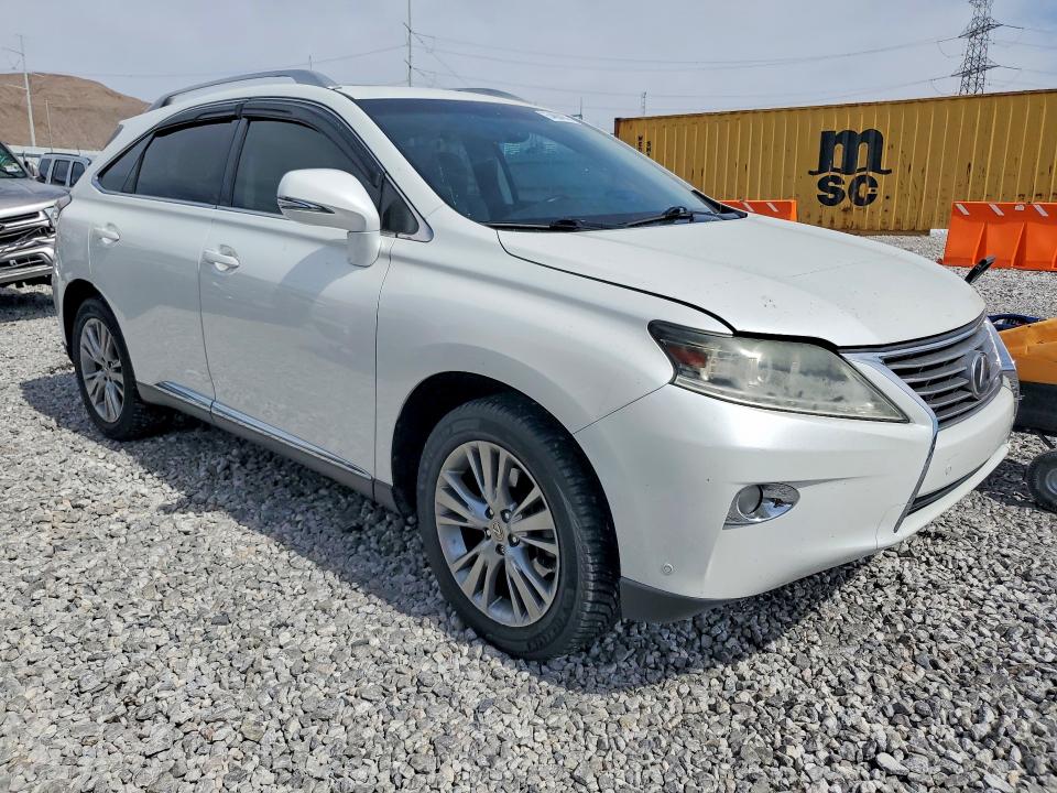 2013 Lexus Rx 350 VIN JTJZK1BAXD2416805 COPART salvage auction — FRONT END, Nv - Salvage Title, sold $4,950 on 2026-07-20 (photo 4)