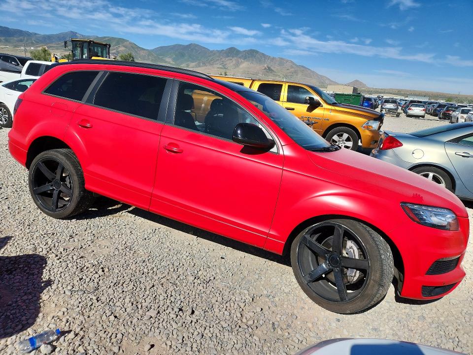 2015 Audi Q7 VIN WA1DGAFE4FD024772 COPART salvage auction — SIDE, Ut - Salvage Certificate, sold $2,600 on 2026-07-02 (photo 4)