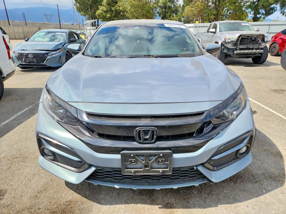 2021 Honda Civic VIN SHHFK7H45MU405443 COPART salvage auction — SIDE, Ca - Salvage Certificate, sold $3,400 on 2026-07-14 (photo 5)