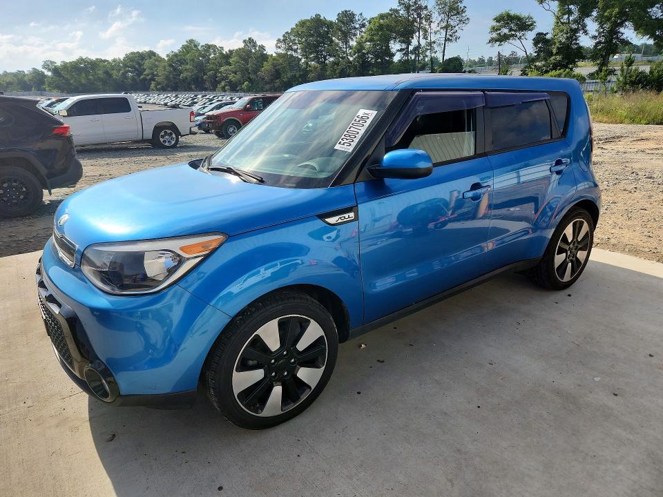 2016 Kia Soul VIN KNDJP3A56G7298132 COPART salvage auction — NORMAL WEAR, Ga - Cert Of Title-Salvage, sold $2,850 on 2026-07-09 (photo 1)