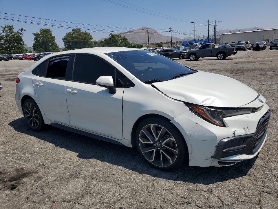 2020 Toyota Corolla VIN JTDS4RCE1LJ034519 COPART salvage auction — FRONT END, Ca - Salvage Certificate, sold $4,050 on 2026-07-02 (photo 4)